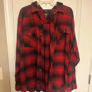 Flannel Long Sleeve Lee Button down